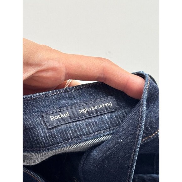 CITIZENS OF HUMANITY Rocket Ozone Dark Clean High Rise Skinny Jeans, Size 25 - Picture 13 of 16